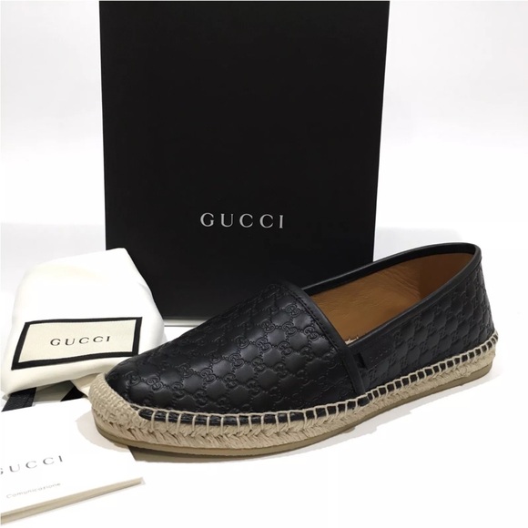 NIB Gucci Black Espadrille size 39 - Picture 4 of 10